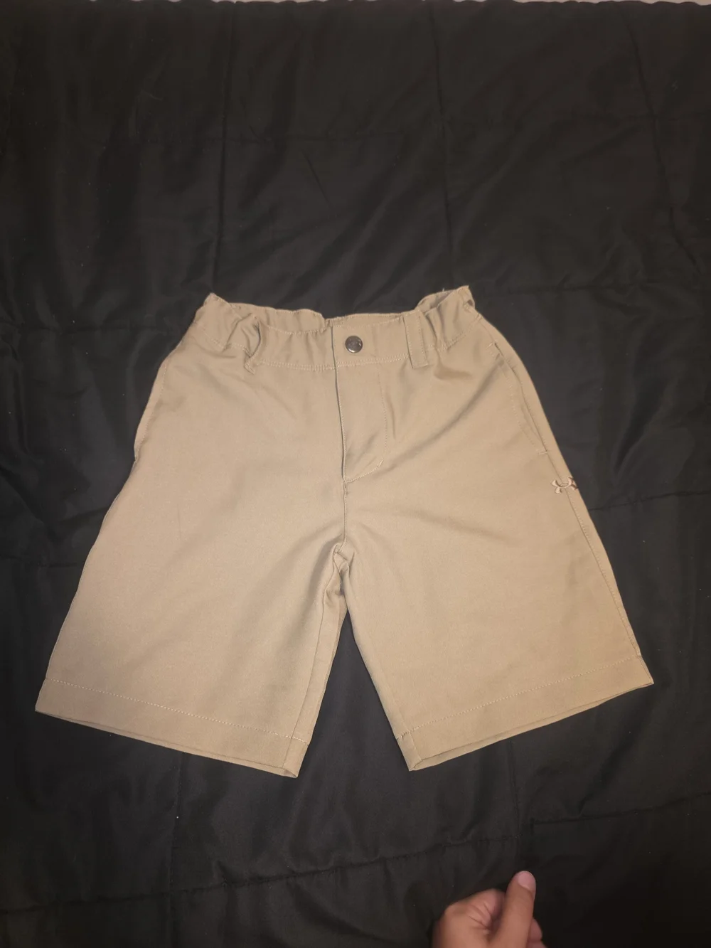 Under Armour Boys' Tan Elastic Waist Shorts
